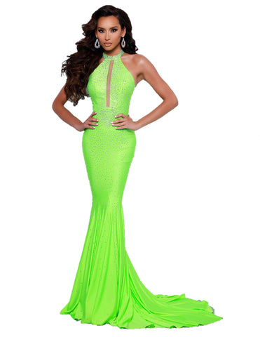 stretch Mermaid Prom Dress Pageant Gown ...